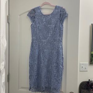 Lulu’s open back lace dress